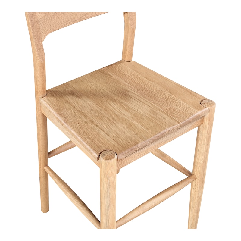 Aurelle Home Owletta Modern Solid Wood Barstool - 19.5"W x 42"H x 20"D