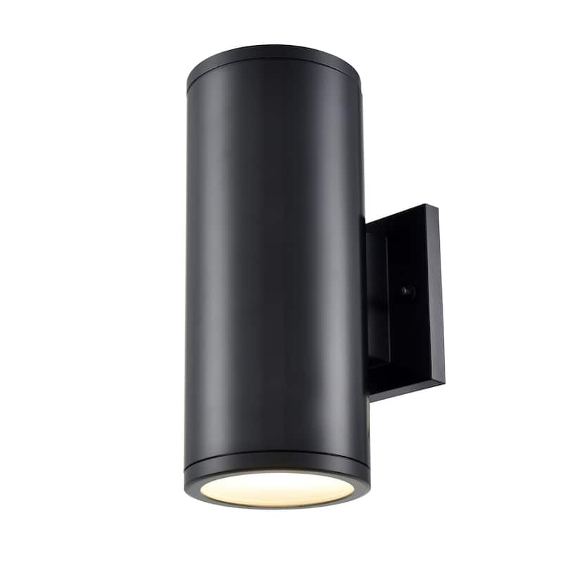 Vegas LED Outdoor Wall Sconce Powder Coated Black