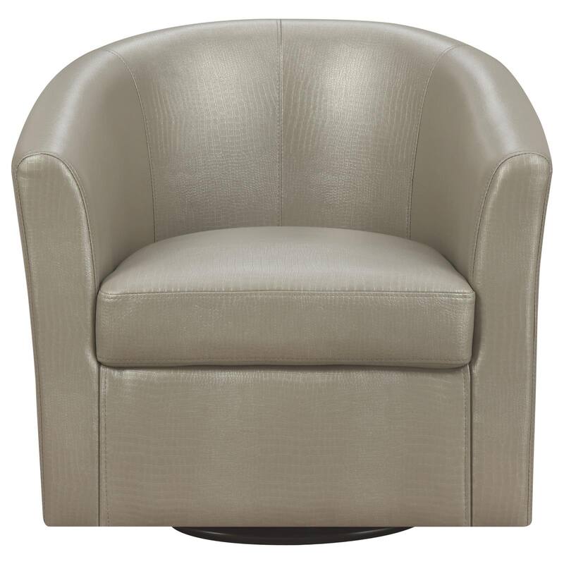 Champagne Swivel Armchair
