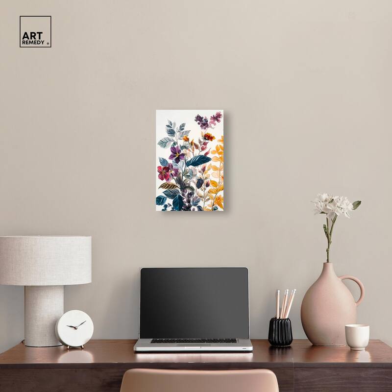 Iris Indigo I Canvas by Art Remedy, Gallery Wrapped