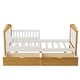preview thumbnail 9 of 7, House Shaped Platform Bed,Twin Size Pine Wood Bed Frame with 2 Drawers