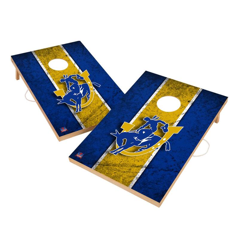 Vintage Southern Arkansas University Muleriders Regulation 2x4 Cornhole Set
