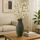 preview thumbnail 24 of 45, Ceramic Stylish Rubpert Contemporary Vase - Green