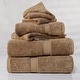 preview thumbnail 57 of 159, Superior Egyptian Cotton Pile Heavyweight 6-Piece Towel Set 6-Piece Set - Latte