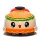preview thumbnail 11 of 18, 12V Kids Ride On Electric Bumper Car W/Parents Control,Cute&Realistic Hamburger Design,360 Degree Rotation,Storing Space