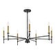 preview thumbnail 8 of 7, Lark 83077 Hux 7 Light 36" Wide Taper Candle Style Chandelier