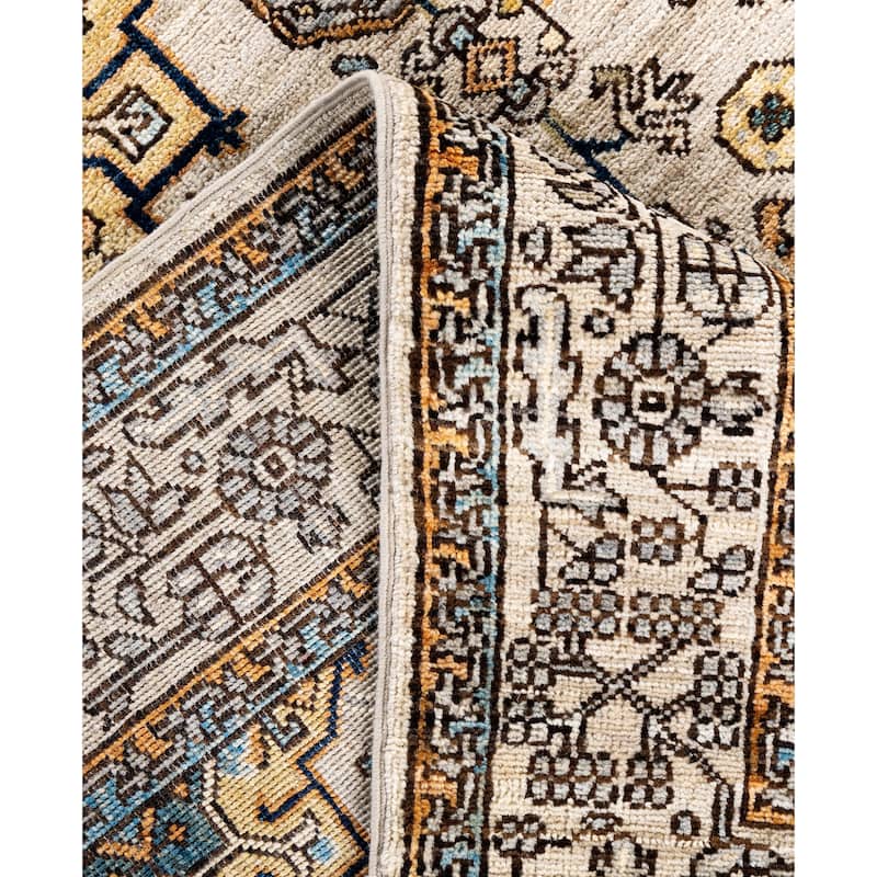 Serapi One-of-a-Kind Hand-Knotted Area Rug - Gray - 4' 0" x 5' 9"