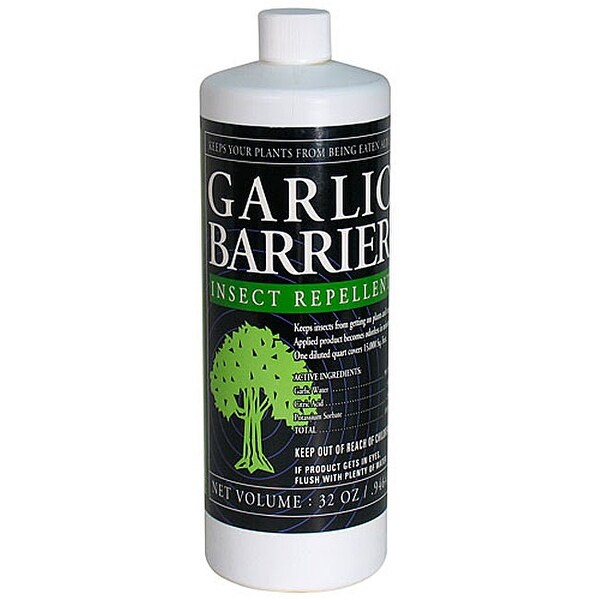 Insect Repellent Garlic Barrier Liquid Concentrate 32 Ounce Size
