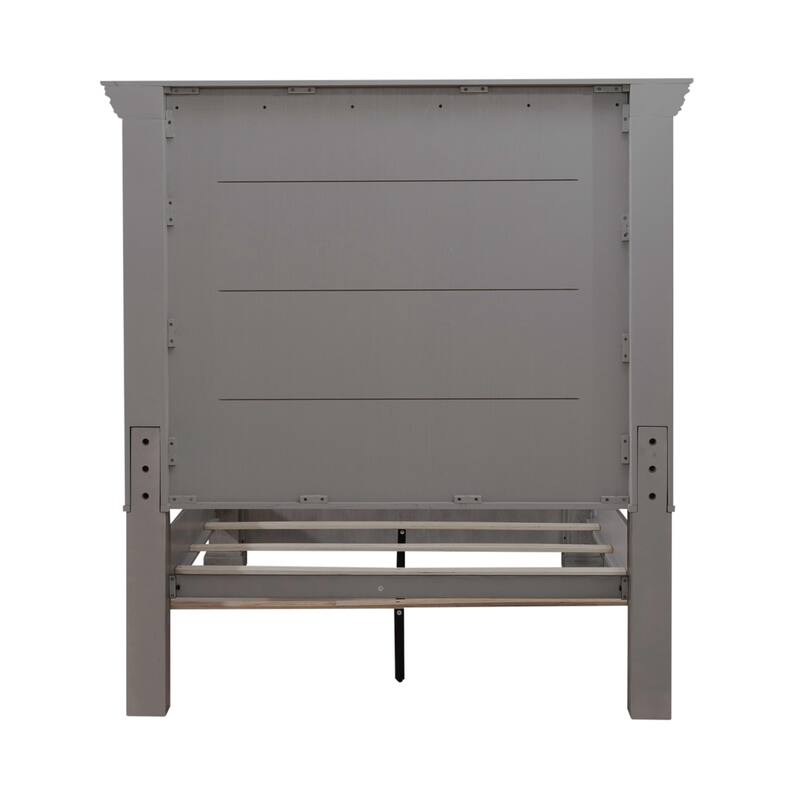 Big Valley Graystone Panel Bed, Dresser & Mirror Set