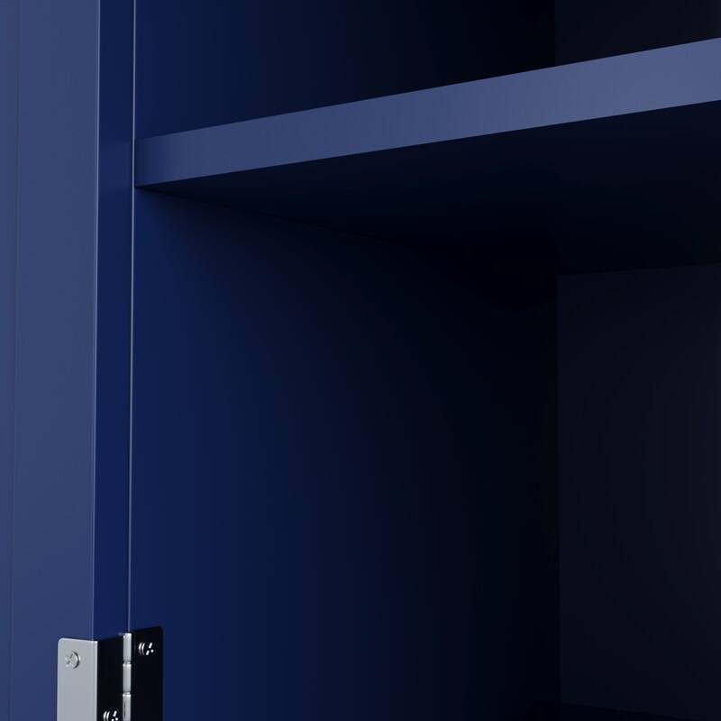 Farmhouse 74.8" Tall Kitchen Pantry with Hutch, Freestanding Kitchen Storage Solution for Modern Homes