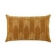 preview thumbnail 11 of 25, Drancy Velvet Chevron Lumbar Pillow 16"X24" Cover Only - Beige
