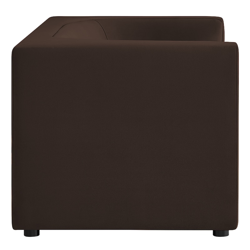 Hilda 67" Curved Back Performance Velvet Loveseat