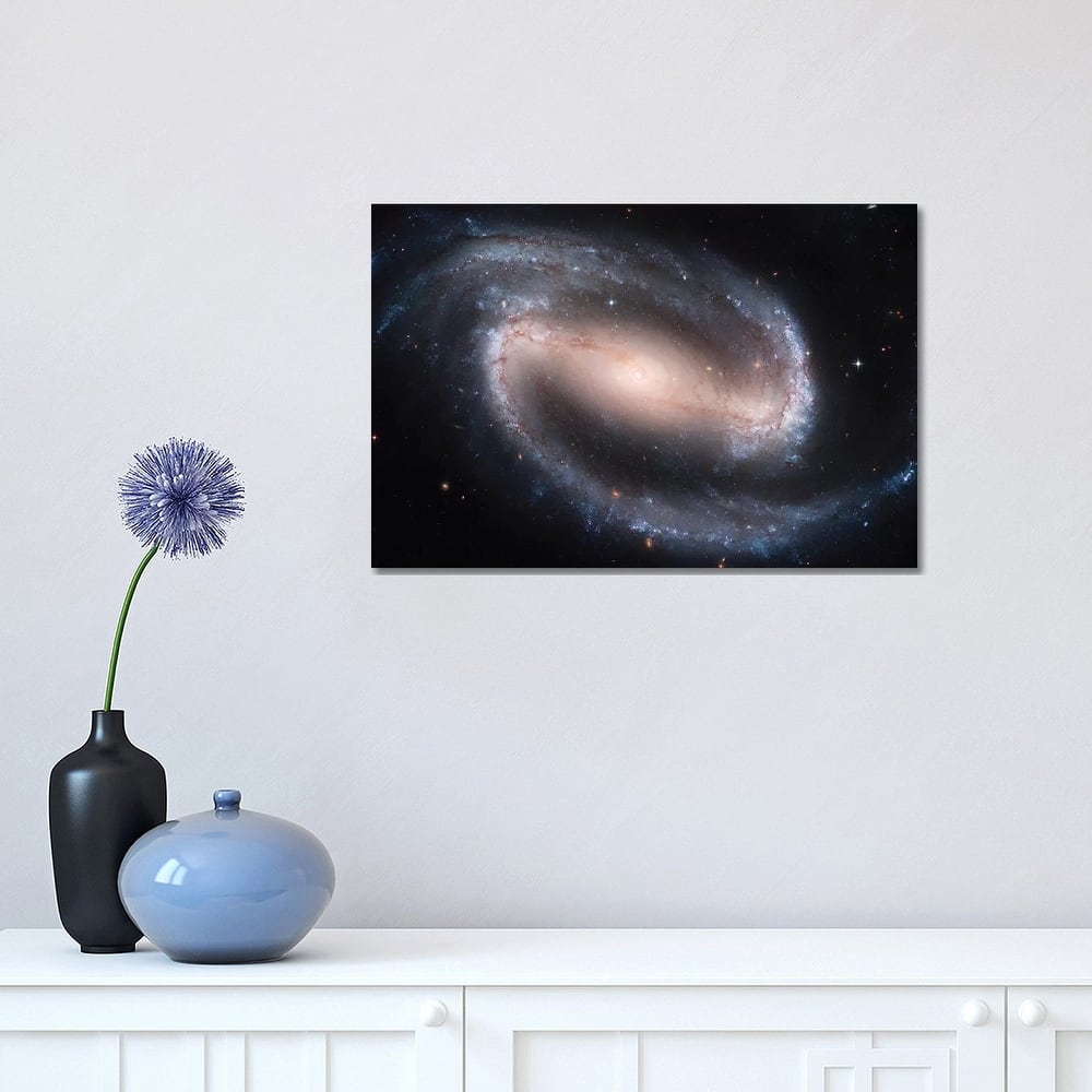 iCanvas "Barred Spiral Galaxy (NGC 1300)" by Stocktrek Images Canvas Print