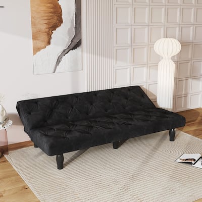 Velvet Sofa bed With Wood Frame