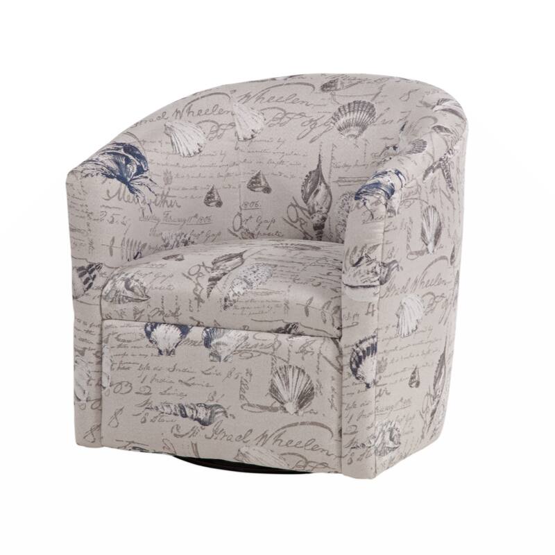 Sea Oat Swivel Barrel polyester Chair