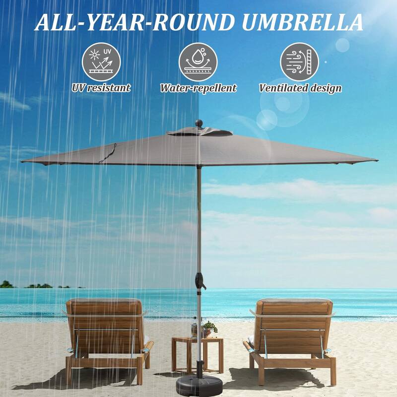 Aluminum Frame Patio Umbrella - Easy Tilt