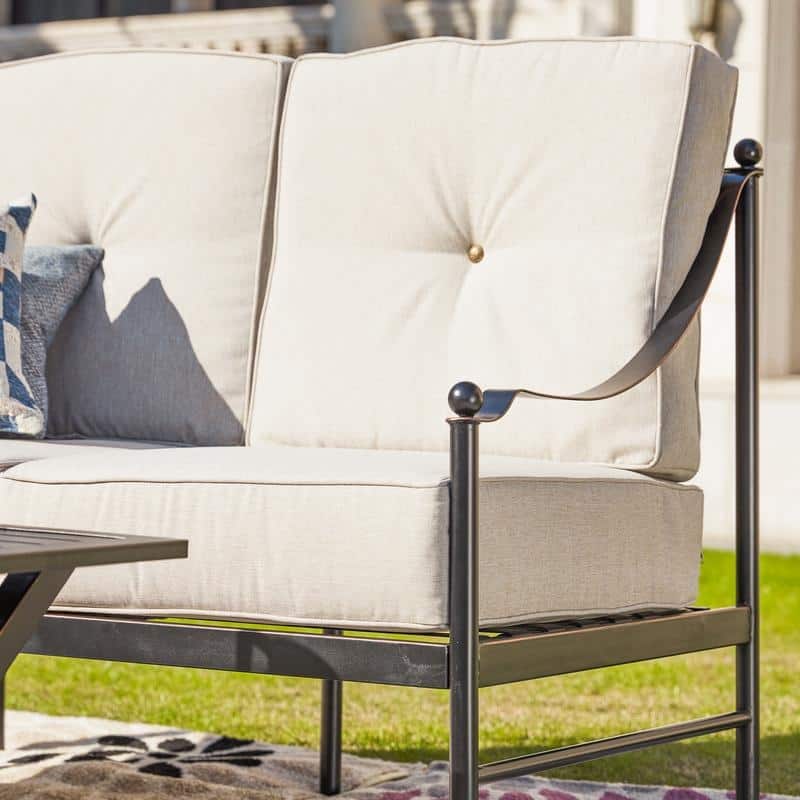 PATIO FESTIVAL 2-pc. Outdoor Cushioned Loveseat and Coffee Table Set