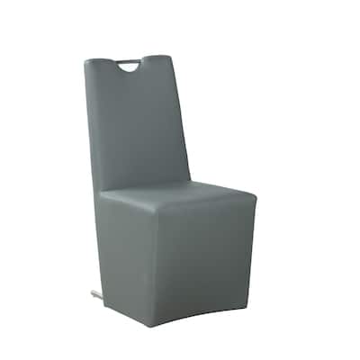 Somette Eva Upholstered Handle-Back Side Chair, Set of 2 - 20.9" x 18.5" x 39.4"