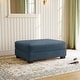 preview thumbnail 24 of 56, Modern Corduroy Fabric Oversized Accent Ottoman