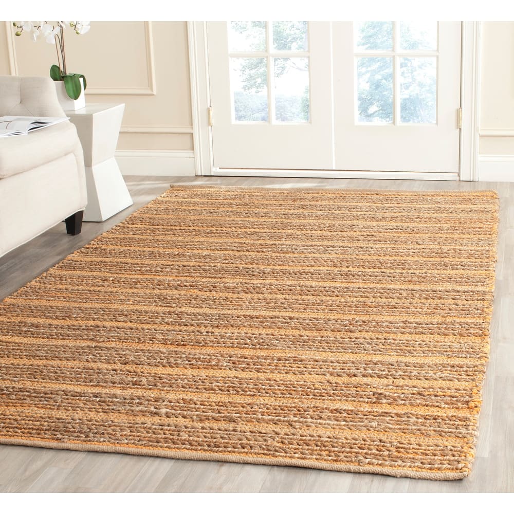 SAFAVIEH Handmade Cape Cod Nicolien Coastal Jute Rug