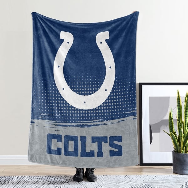 Officially Licensed NFL 66 x 90 Oversized Home Turf Throw - Colts