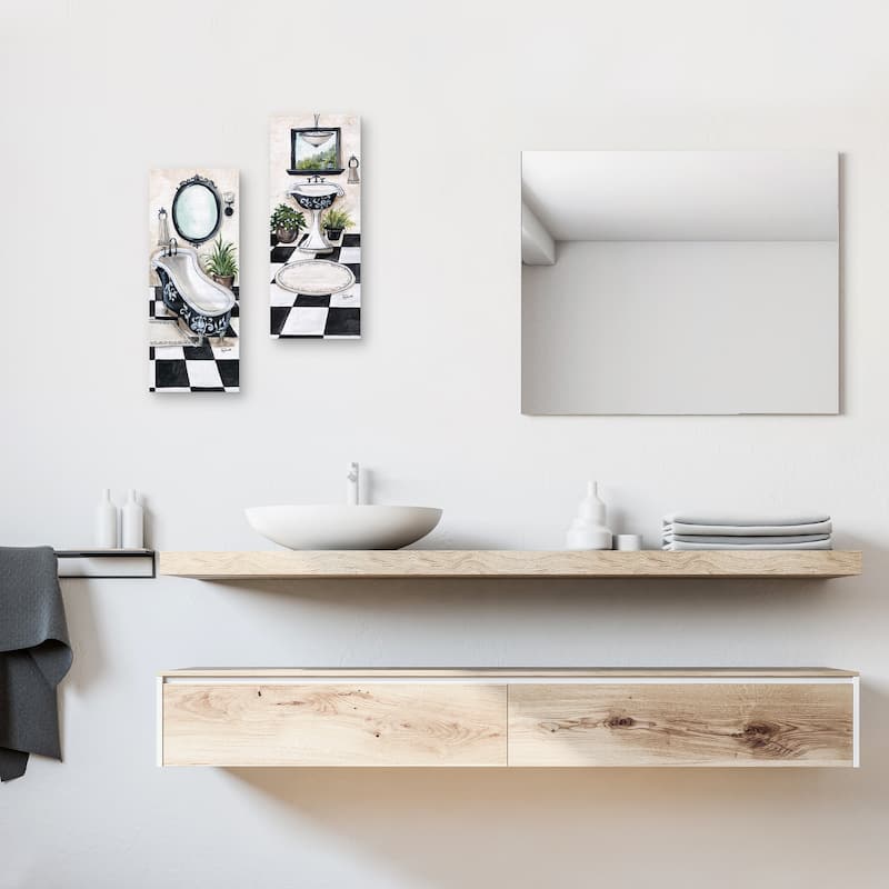 Studio Bath I, Studio Bath II by Tre Sorelle Studios Canvas Art Prints