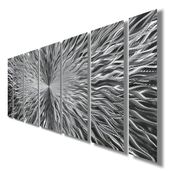 Shop Statements2000 Silver Abstract Modern Metal Wall Art Panels