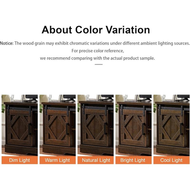 24.3-inch Tall Farmhouse Nightstand Set of 2 with Charging Station