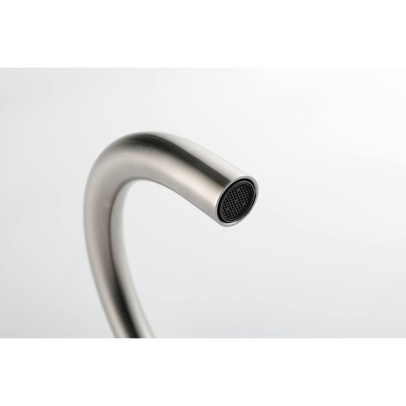 Floor Mounted Tub Faucet High Flow Freestanding Tub Filler Faucet with Handheld Shower Head and Swivel Spout