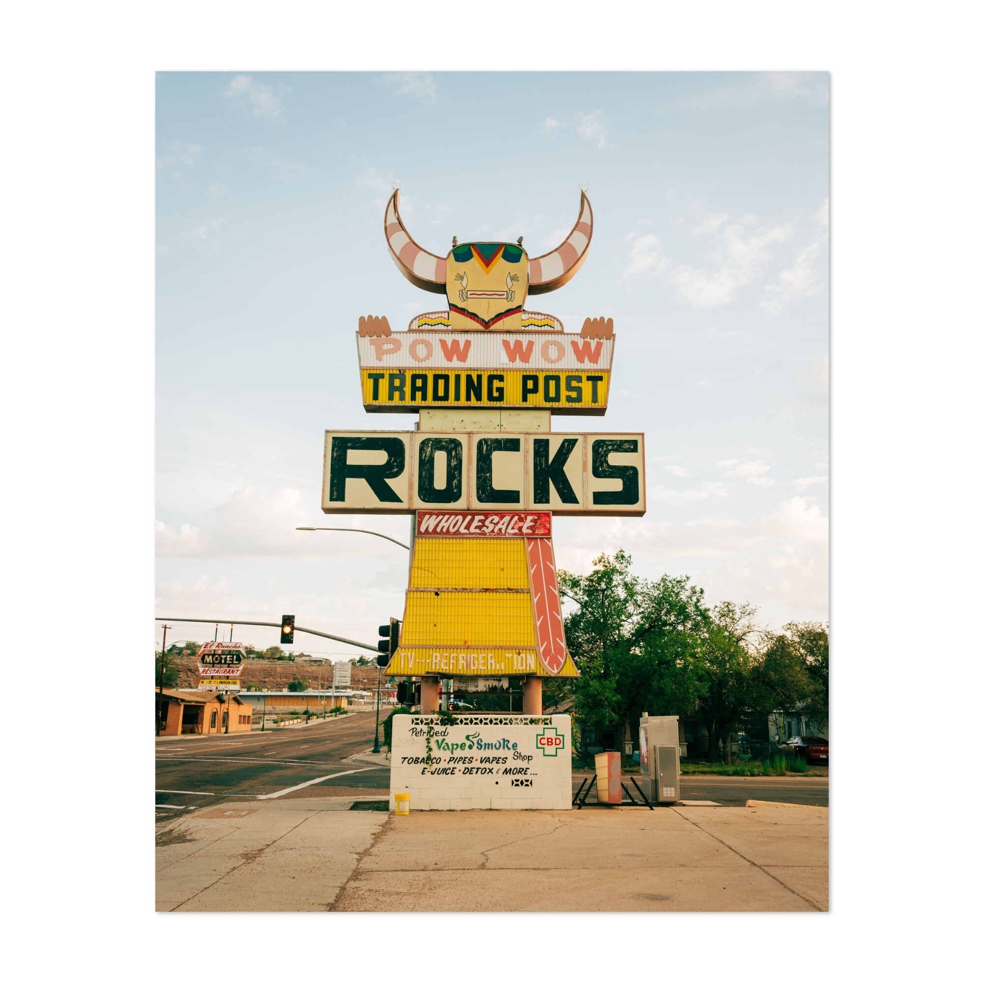 Holbrook Arizona Pow Wow Trading Post Route 66 01 Art Print/Poster - Bed  Bath & Beyond - 34872583