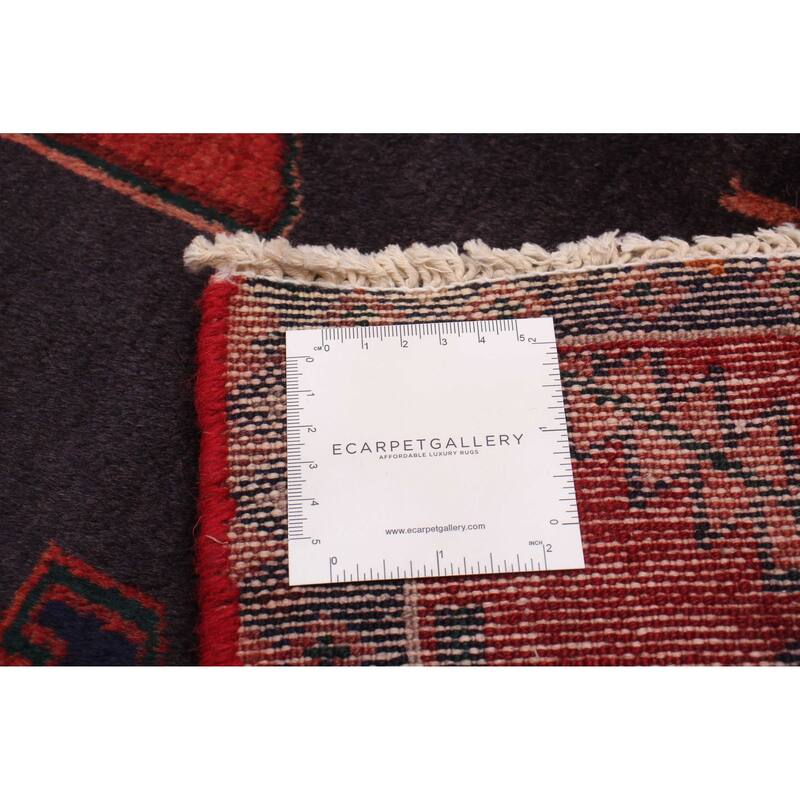 ECARPETGALLERY Hand-knotted Anadol Navy, Red Wool Rug - 5'3 x 9'5