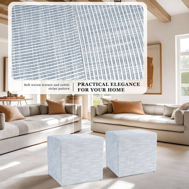 HomePop Soft Cube Ottoman