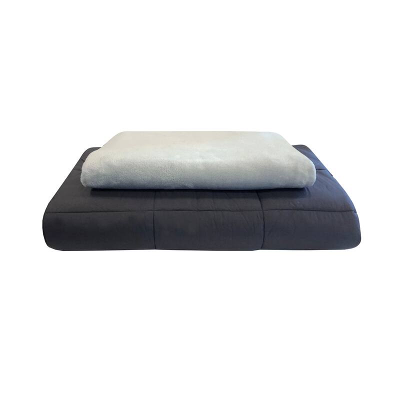 DreamLab Acupressure 48x72 Weighted Blanket with Removable Cover