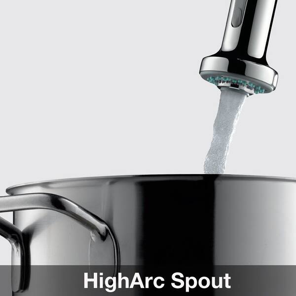 Shop Hansgrohe 14877 Talis S Pull Down Kitchen Faucet With High