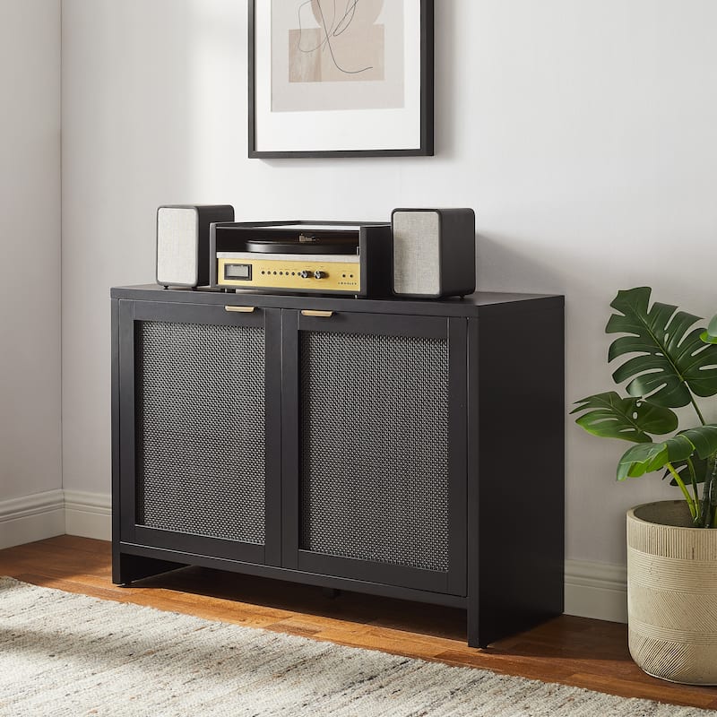 Crosley Kenji Record Storage Media Console