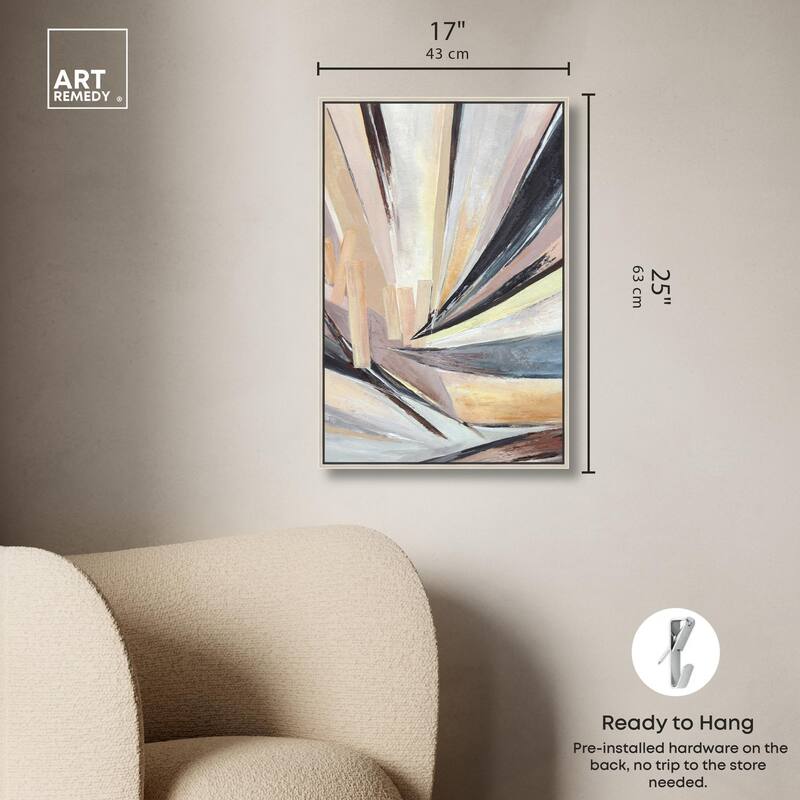Balancing Lines I Canvas by Art Remedy