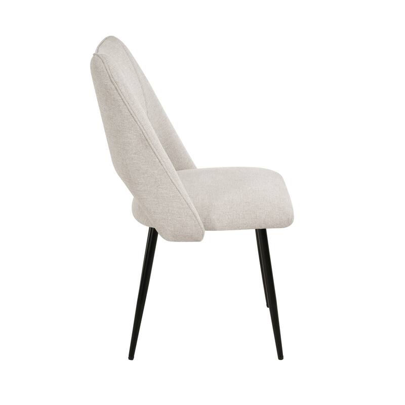 4-Chair Set Combination, Modern and Simple, With High Resilience Filling, Metal Legs, Adjustable Feet