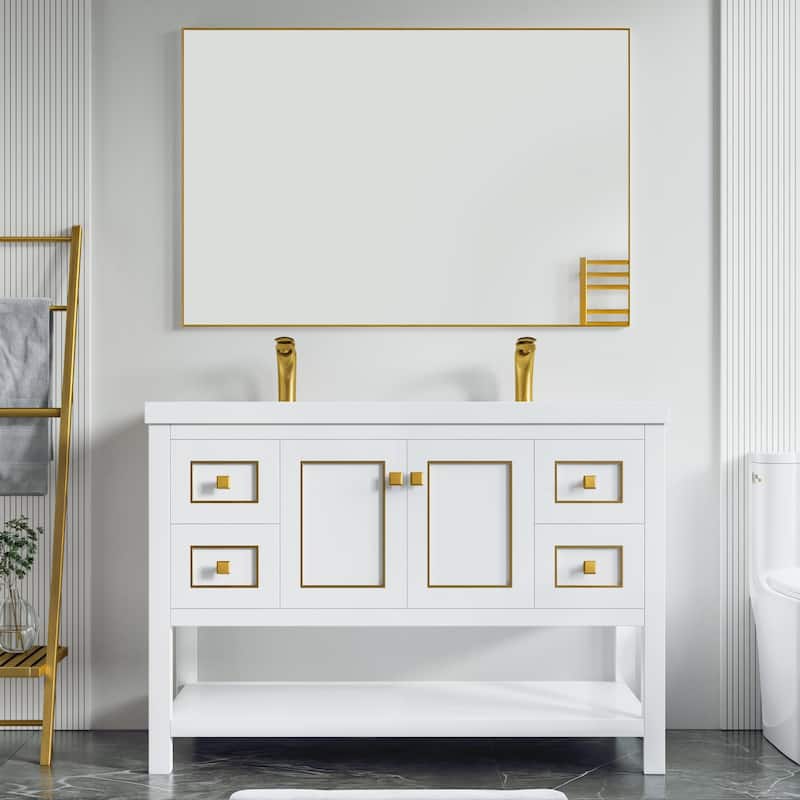 Davis 48" Double Bathroom Vanity Set