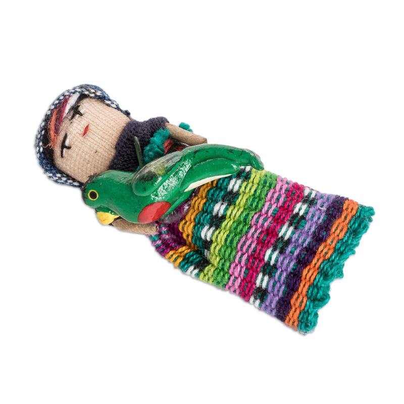 Novica Handmade Bird Love Cotton Decorative Dolls (Set Of 6)