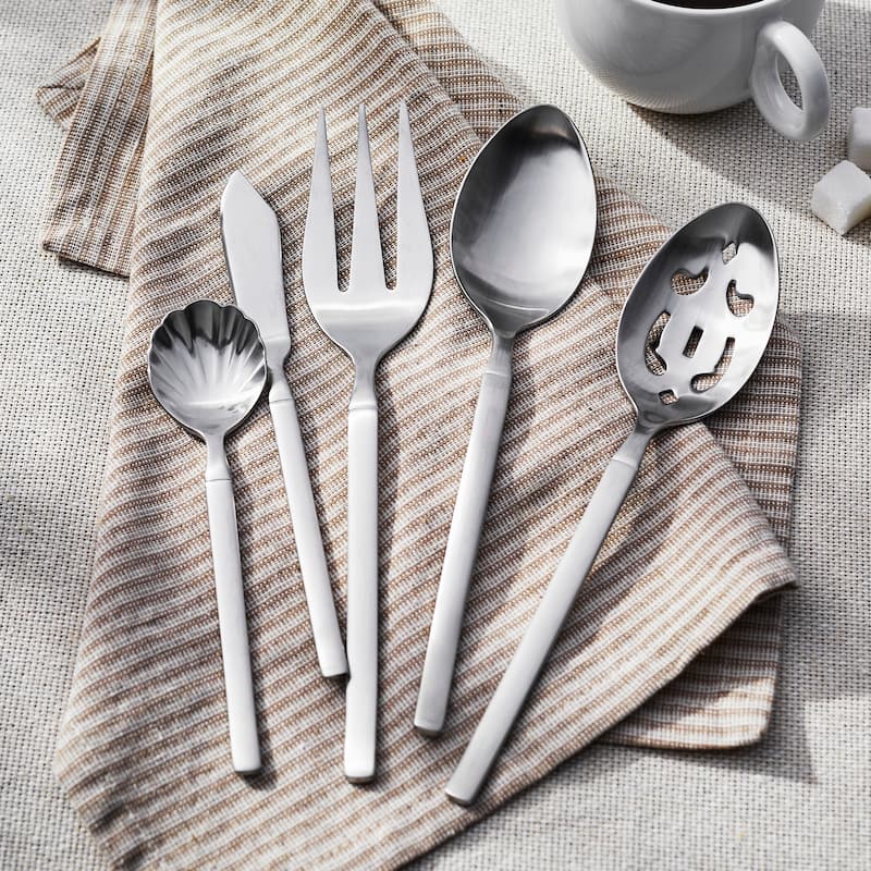 Opus Satin 45-Piece Flatware Set - 45-pc