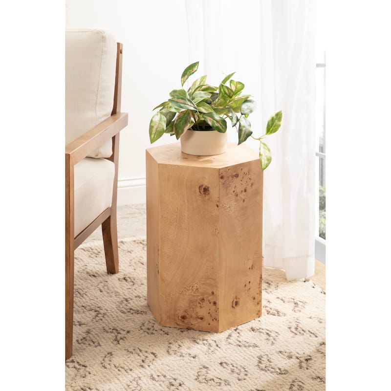 Kate and Laurel Berkett Hexagon Side Table - 14x12x19