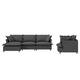Option Gray+3 Seat+Single+Ottoman