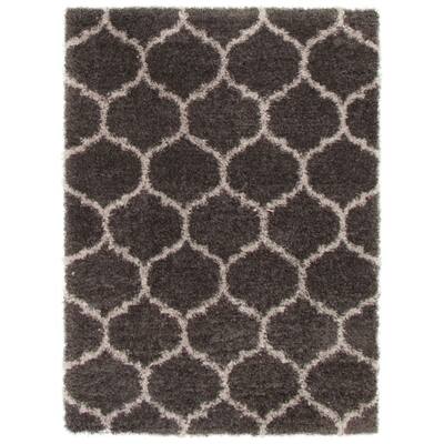 ECARPETGALLERY Agadir Trellis Moroccan Shag Rug
