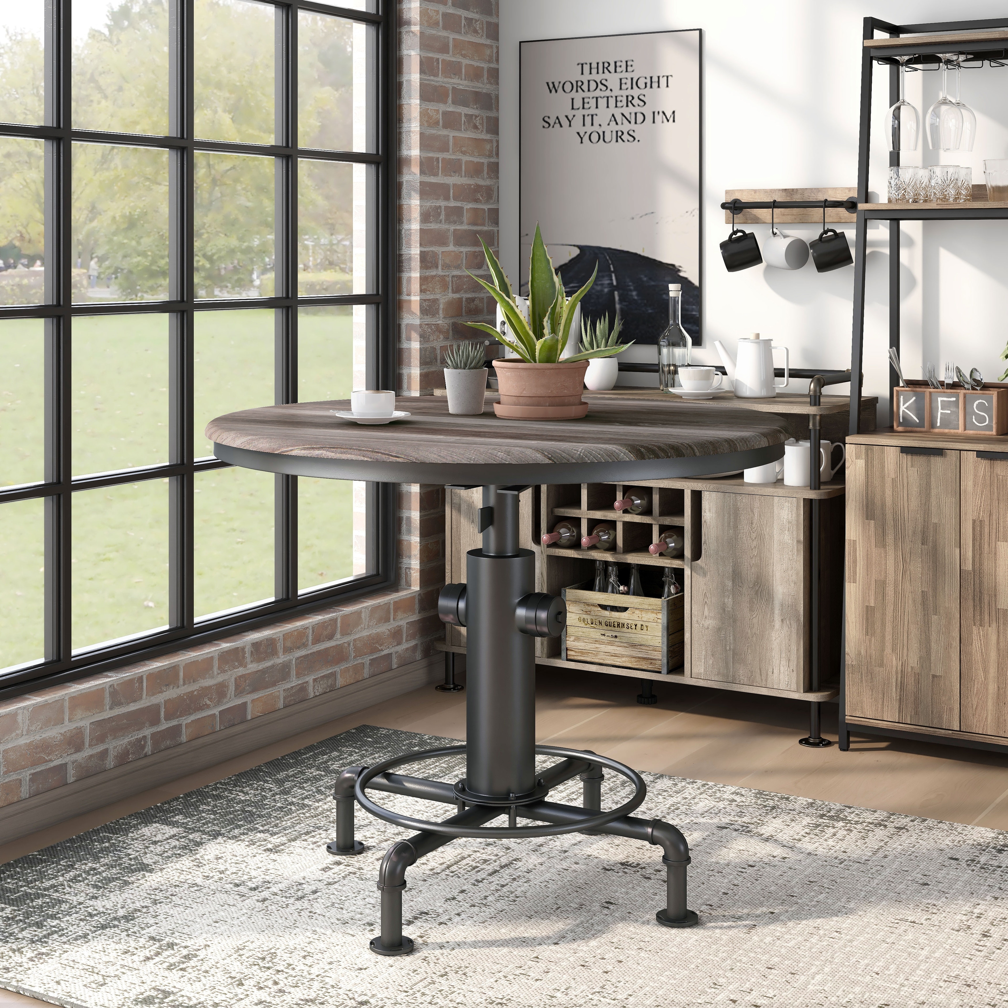 Furniture of america counter sales height table