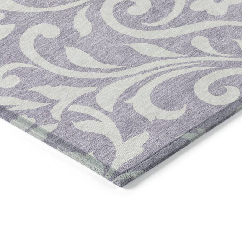 HomeRoots Floral Transitional Rectangle Outdoor Rug