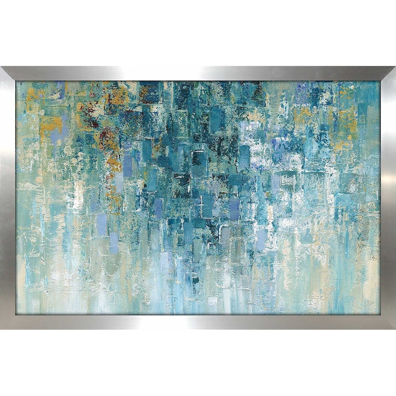 "I Love the Rain (Horizontal)" by Nan Print on Acrylic