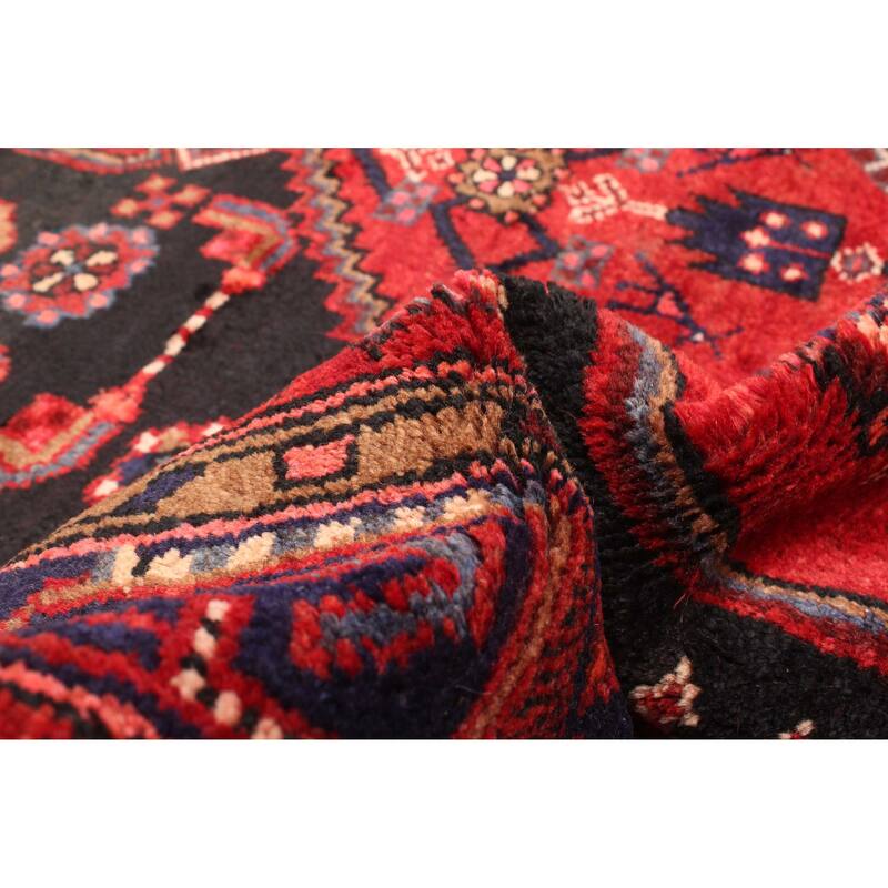 ECARPETGALLERY Hand-knotted Andelz Black Wool Rug - 4'0 x 7'9