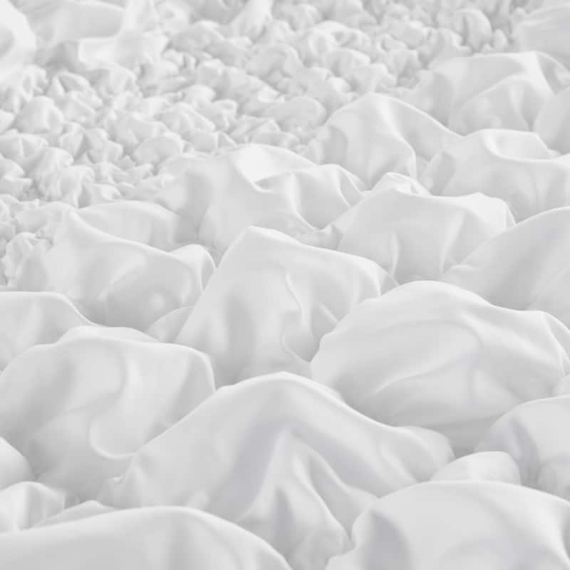 Madison Park Liliana 3 Piece Stripe Ruched Comforter Set