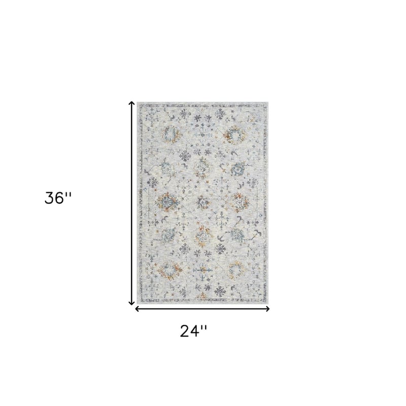 Kinal Floral Traditional Woven Area Rug By HomeRoots