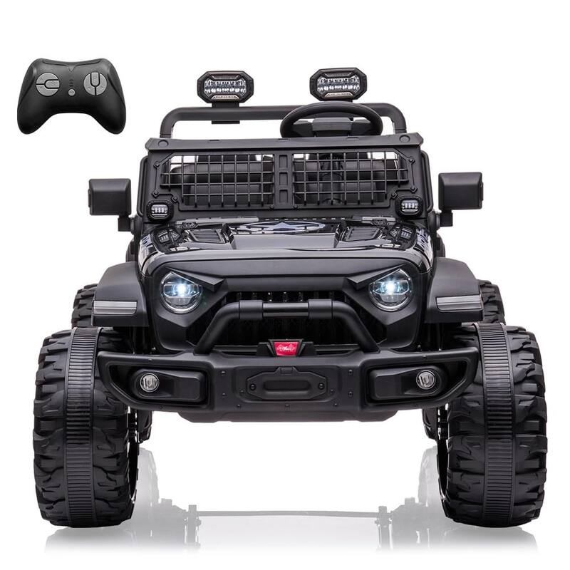 24V Kids Ride On Car with Remote Control - Black